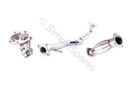 Xforce 3" Turbo-Back System with Varex Muffler, 304 Stainless Steel ES-EV8-01VMK-TBS - Image 2