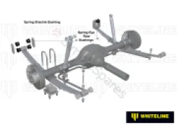 Whiteline Whiteline Leaf Spring - Rear Eye and Shackle Bushing Kit W72849 - Image 4