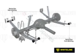 Whiteline Whiteline Leaf Spring - Front and Rear Eye Bushing Kit W71637 - Image 4