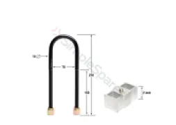 Whiteline Whiteline Lowering Block - Kit 2"" KLB106-20 - Image 2