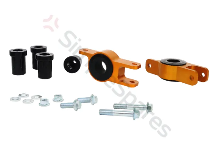 Whiteline Whiteline Control Arm Lower - Inner Rear Bushing Kit-Double Offset KCA467 - WHL-KCA467