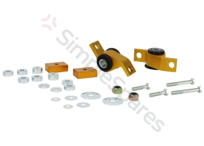 Whiteline Whiteline Control Arm Lower - Inner Rear Bushing Kit-Double Offset KCA359 - WHL-KCA359