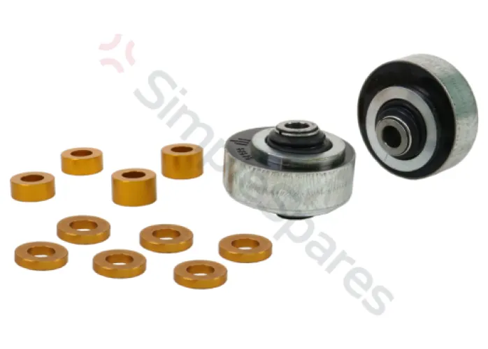 Whiteline Whiteline Control Arm Lower - Inner Rear Bushing Kit-Double Offset KCA425 - WHL-KCA425