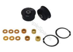 Whiteline Whiteline Control Arm Lower - Inner Rear Bushing Kit-Double Offset KCA425M - Image 3