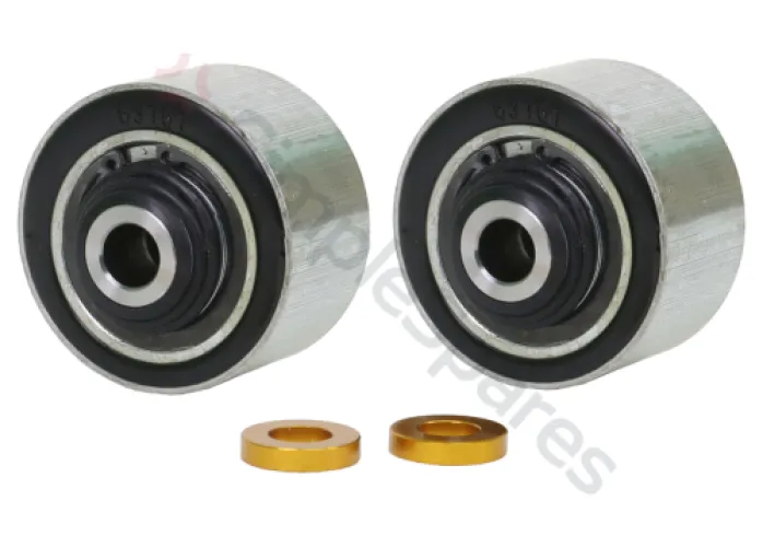 Whiteline Whiteline Control Arm Lower - Inner Rear Bushing Kit-Double Offset KCA477 - WHL-KCA477