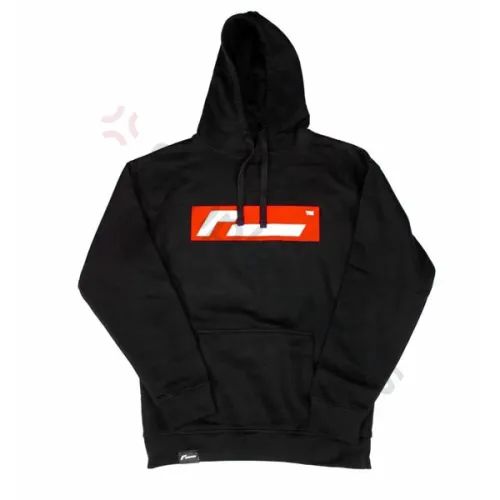 RacingLine Black Hoodie with Red Box Logo / Large VWRA002L - RAL-VWRA002L